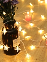 Floor stall ornament LED Star Lighting Net red light flashing light string light full Sky star Net red light room layout