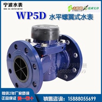WP5D water meter Large diameter flange High precision wide range detachable screw wing vertical Ningbo original industrial water meter