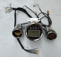 ATV beach big Bull motorcycle accessories Inverted three-wheel storm LCD three-meter code table Power gear headlight