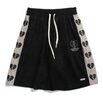 Port Wind Student Tide Card Summer String Mark Casual Pants Overalls Shorts Men Loose Light Core Suede Sports Tide 50% Pants