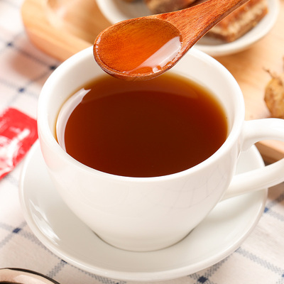 红糖姜茶大姨妈姜汁红糖水生姜体寒宫调理寒气血月经女黑红糖姜膏