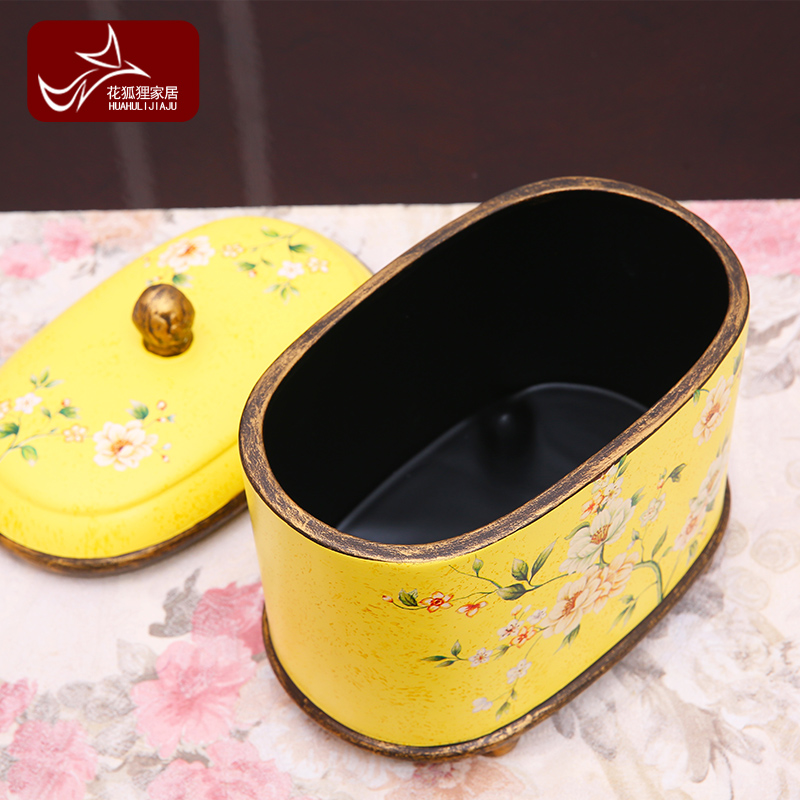 American creative ceramic wine storage tank furnishing articles household act the role ofing is tasted European the sitting room porch decorate the receive candy jar