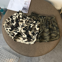 Summer new camouflage shorts women High waist wide legs Large size Loose Outside Wearing Sports Casual Hot Pants Beach Pants Tide