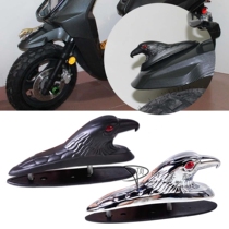 Motorcycle accessories Harley Cruise Prince car Big Turtle King modified retro front fender decoration Eagle head metal