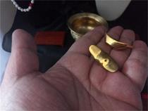 Cornucopia solid silver ingot ornaments set guest hall study office fortune opening gift feng shui trumpet pair