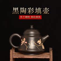 Yunnan Jianshui purple pottery teapot pure hand-made tea Xi Shi pot color filling pot household kung fu tea set non-purple clay pot