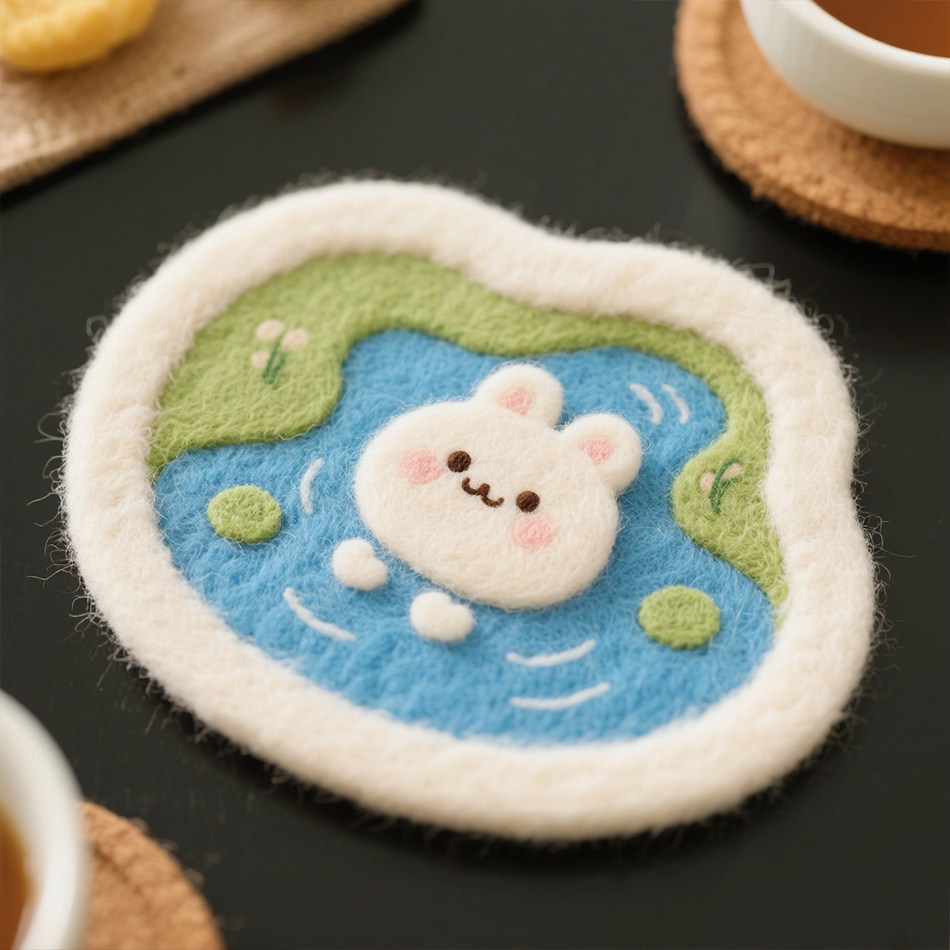 panda全系列羊毛毡戳戳乐:萌萌哒手工diy,情侣自制礼物新选择💖