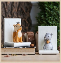 Creative Little Prince Fox Book Containing Students Reading Desktop Childrens Book Shelves Book Clip Book Bezel Pendulum