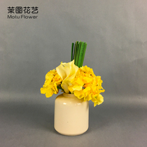 Moto hydrangea Calla Lotus silk flower simulation flower set flower arrangement living room decoration bedroom dining table decoration fake flower ornaments