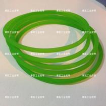Polyurethane round Belt wool smooth surface PU steel wire Green red solid triangle industrial synchronous gear belt drive conveying