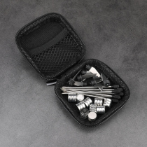 Tactical pen accessories pen refill knife magnesium stick whistle cross taper battery set square storage bag