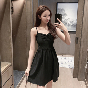 Black Sexy suspender dress