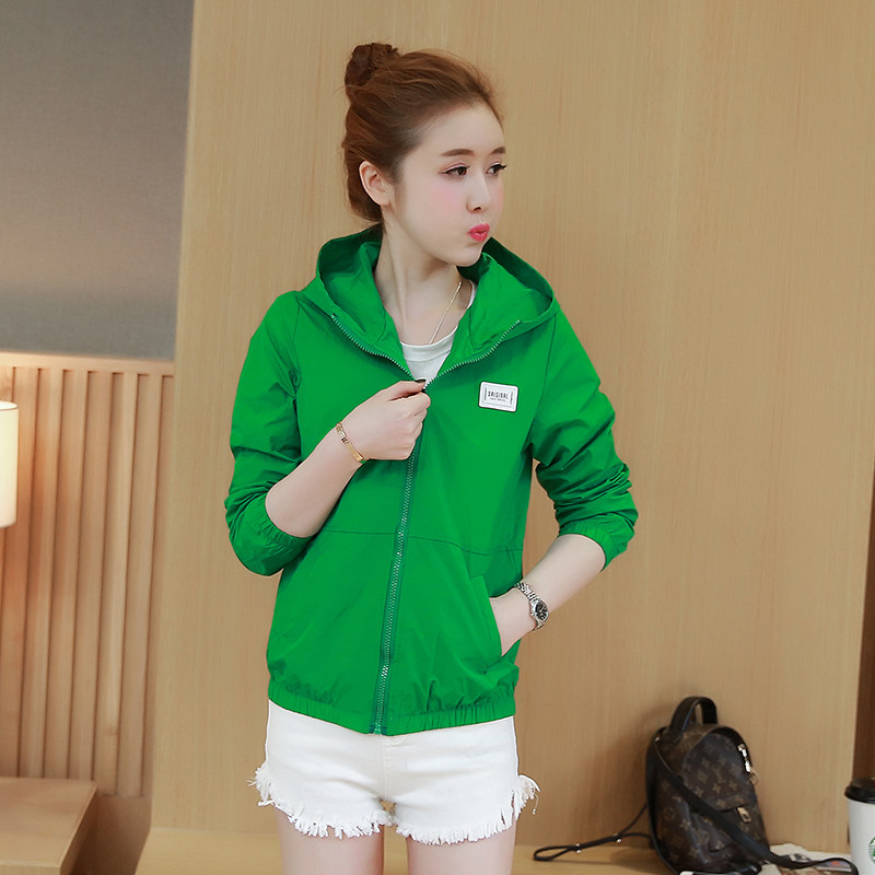 【短外套女2018春夏新款时尚百搭韩版修身薄