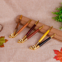 Mini small thin rod dual-purpose dry smoke Rod solid wood tie rod filter core pipe disassembly and cleaning cigarette holder