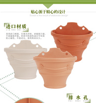 Love Litho Style Wall-mounted Flowerpots Semi-circle ESPANER Resin Indoor outdoor universal hanging basin hydropony hanging basin