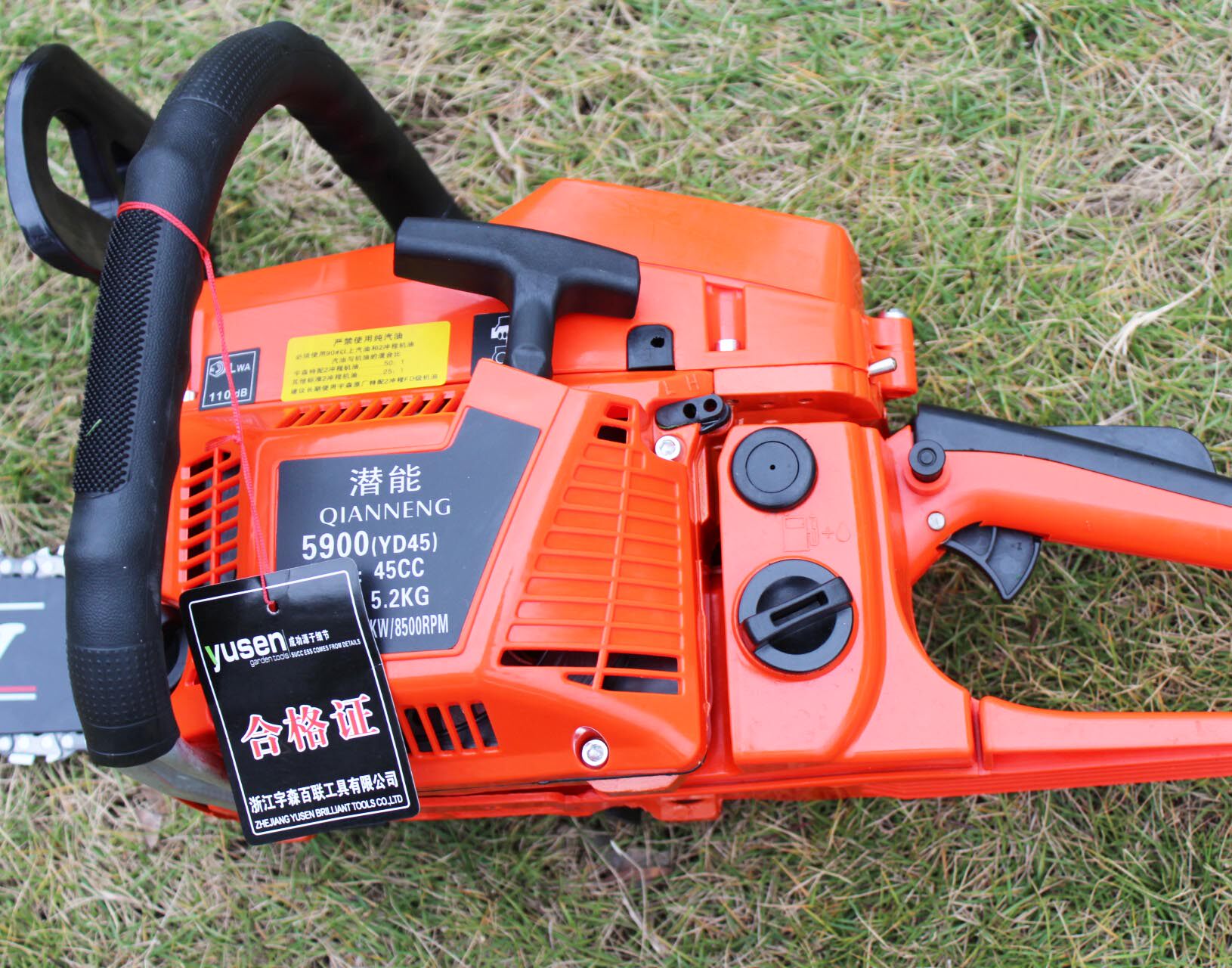 送10再送链条宇森5900油锯伐木锯汽油锯伐木油锯砍树链锯园林锯