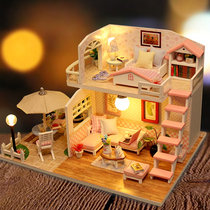 Childrens Day Childrens House Toy girl small house Mini simulation doll house 7 8-10 9 11 12 years old