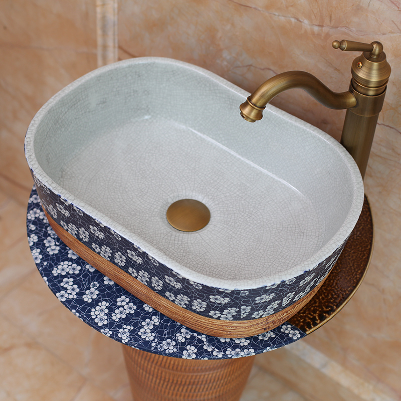 Toilet Toilet ceramic lavatory basin sink one pillar sink sink landing