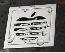 New thickened apple floor drain balcony toilet insect-proof deodorant anti-blocking non-embroidered steel floor drain filter screen 6 percent
