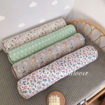 ins Hanfeng small flower baby pregnant woman multifunctional cylindrical pillow removable crib bed bed