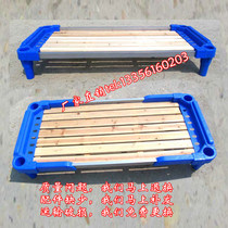 Kindergarten bed Childrens nap bed Childrens plastic plank bed Childrens single cot Childrens plastic cot