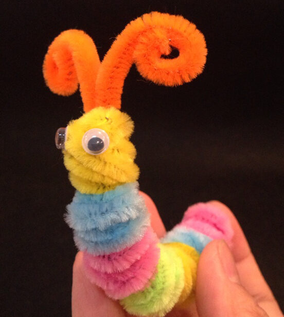 彩色毛根扭扭棒 幼儿园美工区域益智玩具儿童手工制作diy毛条批发