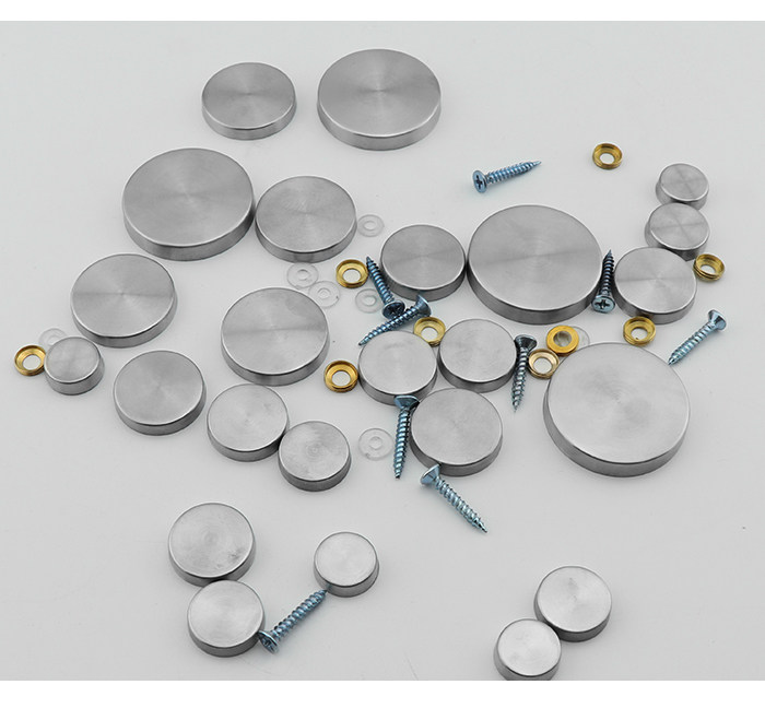 镜钉装饰盖玻璃钉亚克力板螺丝盖扣盖帽固定加厚 304广告钉不锈钢