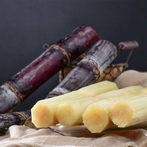 Black skin sugar cane 5 pounds fresh long section pregnant woman fruit cane soft crisp juicy cut now Guangxi specialty batch