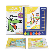 Logic Dog first stage 2-year-old 3-4-year-old kindergarten small class family network teaching material version board thinking training school