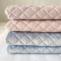 Japanese crystal ultra soft warm heat storage double mattress thickened soft large bed pure color bedding cushion 1 m 8 machine washable