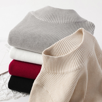 Semi-high-neck base shirt womens autumn and winter 2020 new Western style in-line long-sleeved slim-fit tight sweater thickened sweater