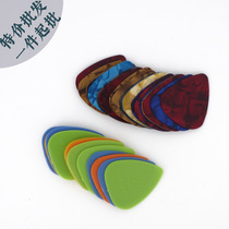 10-piece Celulu Paddles pick Steel-plastic paddles pick Folk Bakelite guitar paddles