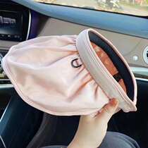 Korean version of shell empty top hat sunscreen large brim hat sun hat women outdoor sunshade anti-UV can be converted hair card