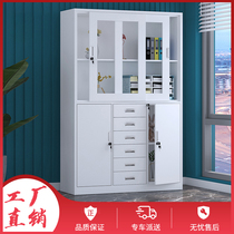 Wide and medium six buckets file cabinet information tin cabinet office multi-layer locker Financial with lock cabinet drawer cabinet