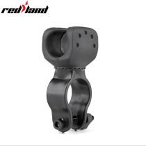 Bicycle lamp clip U-shaped lamp holder mountain bike rotating headlight rack universal lamp holder riding accessories flashlight rack