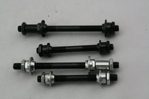 Bicycle quick release cylinder hollow shaft bead gear flower drum hollow shaft front and rear set of shaft shaft with screw