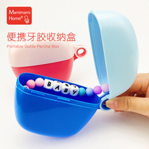 Baby teether storage box Portable molar bite soother pacifier out of the storage artifact Baby snack storage box