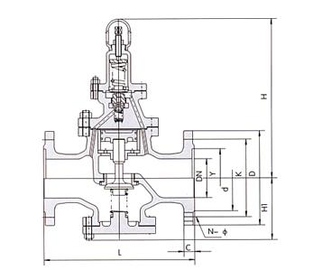 上海滨大阀门制造有限公司生产铸钢减压阀y43h-16c-阿里巴巴