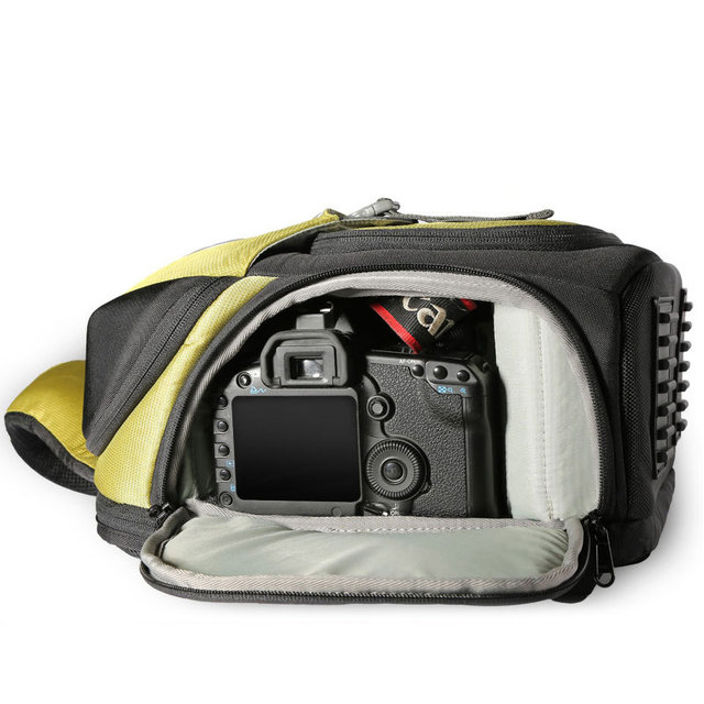 ຖົງກ້ອງຖ່າຍຮູບ SLR digital shoulder crossbody portable ຂະຫນາດນ້ອຍຜູ້ຊາຍແລະແມ່ຍິງ Canon m50 micro single triangle casual photography messenger bag m100 backpack SLR bag