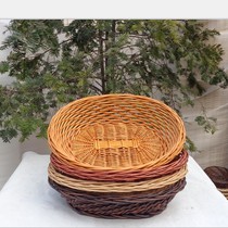 Oval willow woven containing basket Display Basket fruit pan Rattan Woven Vegetable Food Basket bread basket Woven Basket