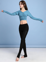 Belly dance costume practice suit jacket pants set beginner modal tight sports thin Oriental dance