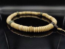 Antique beads Tibetan old rosary Tibetan area old camel bone rosary beads open the door old objects in Tibetan areas