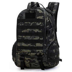 Backpack men's new camouflage tactical large-capacity multi-functional mountaineering bag outdoor waterproof student school bag computer bag