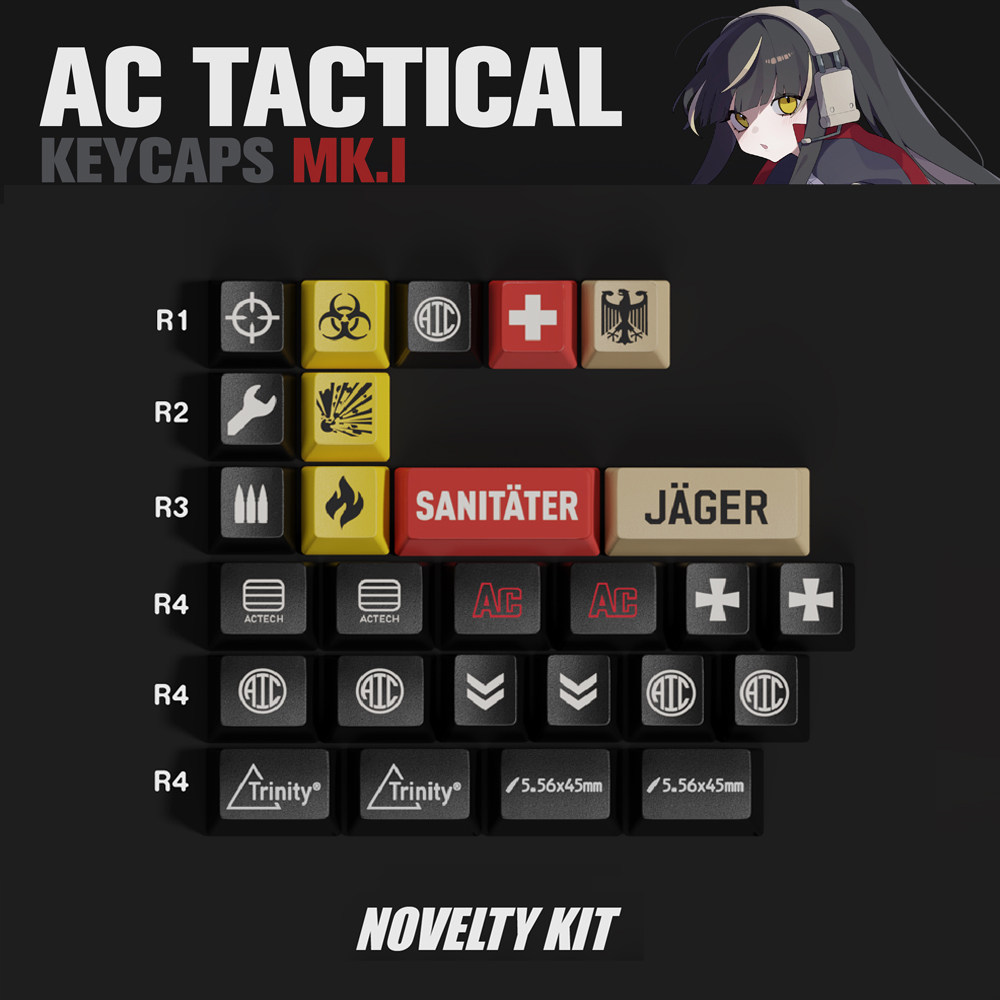 TUTKEYS Dream Skyliner 天際線 キーキャップ 雨宮香奈 鍵帽分享