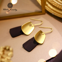 Earrings simple atmospheric cold wind high grade sense earrings female retro earrings 2021 New Tide earrings