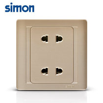 Simon Switch Socket 55 Series Champagne Gold Four Hole Socket N51072-56