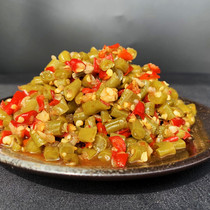 Bamboo fragrance fluttering farmhouse handmade sour beans chopped pepper chili sauce crispy rice super spicy 500g