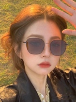Retro Tea Color Car Girls Ink Mirror Advanced Sensation Tidal Sunglasses Female Driver Special Drive Use