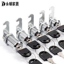 Tin cabinet turning tongue lock cabinet door lock drawer lock drawer lock changing clothes storage cabinet lock file mailbox universal extension