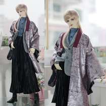 BJD baby clothes SD17 uncle ID Chinese style mix suit pair of breasted coat skirt suit red